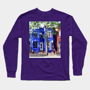 Alexandria VA - Colorful Street Long Sleeve T-Shirt